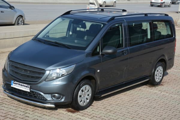 dachreling passend fuer mercedes v klasse lang ab bj 2014 aluminium schwarz2