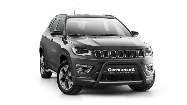 Frontschutzbügel in Schwarz passend für Jeep Compass Bj. 2017-2021