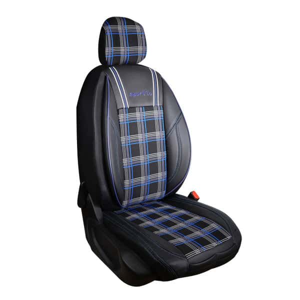 ▷ Sitzbezüge passend für BMW X1 Set SporTTo in Schwarz/Blau