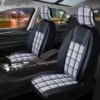 sitzbezuege dodge journey sportto schwarz grau