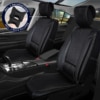 sitzbezuege land rover range rover sport boston schwarz blau