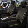 sitzbezuege mercedes benz ml boston schwarz gelb