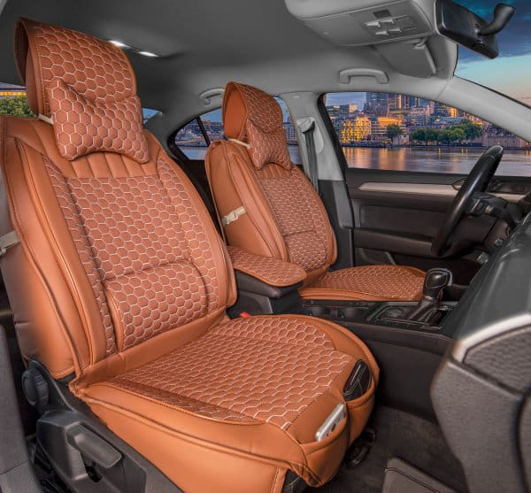 Sitzbezüge Schonbezüge passend für VW Tiguan 2x Front P4 Sitzbezug