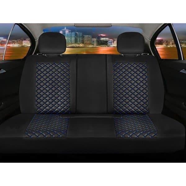 Für VW Tiguan Schonbezüge Sitzbezug Sitzbezüge Schwarz Blau Vorne