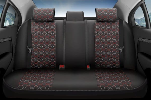 ▷ Sitzbezüge passend für VW UP ab Bj. 2011 in Schwarz/Zimt Set New York