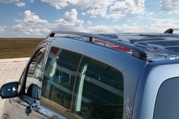 Dachreling passend für Mercedes V-Klasse Extra Lang ab Bj. 2014 Aluminium Schwarz