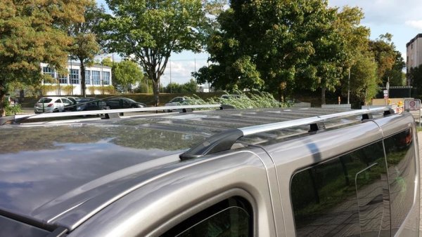 Dachreling passend für Opel Vivaro L1-H1 ab Bj. 2014-03.19 Aluminium Hochglanzpoliert