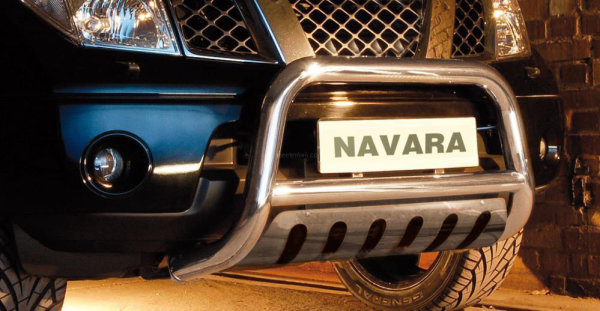 Frontschutzbügel mit Blech passend für Nissan Navara Bj. 2010-2015
