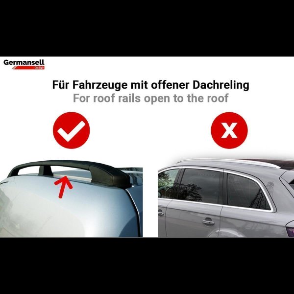 Dachträger passend für VW Amarok Bj. ab 2010 2x Dachträger 120 cm