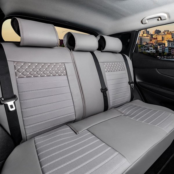 Sitzbezüge passend für BMW X4 ab 2014 in Grau Set Paris
