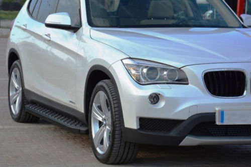 Trittbretter passend für BMW X1 ab 2009-2015 Hitit Schwarz mit TÜV