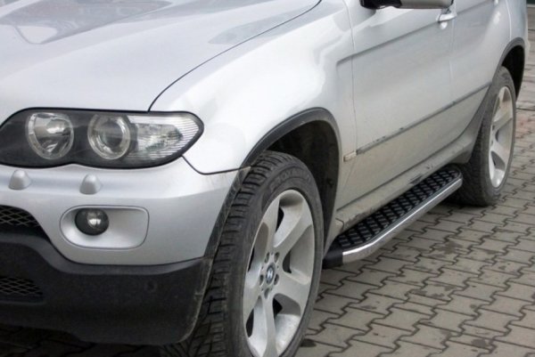 Trittbretter passend für BMW X5 1999-2006 Hitit Chrom mit TÜV