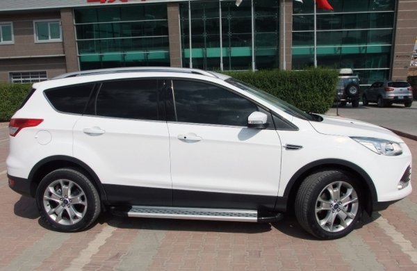 Trittbretter passend für Ford Kuga ab 2013-2016 Olympus Chrom mit TÜV