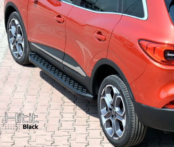Trittbretter passend für Land Rover Freelander 2 2007-2015 Hitit Schwarz mit TÜV