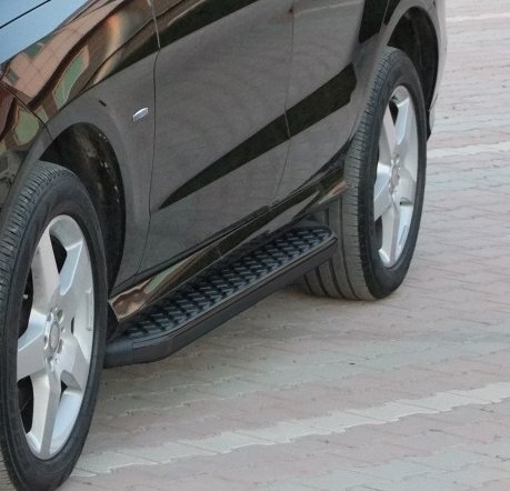 Trittbretter passend für Mercedes-Benz GL 2006-2012 Hitit Schwarz mit TÜV