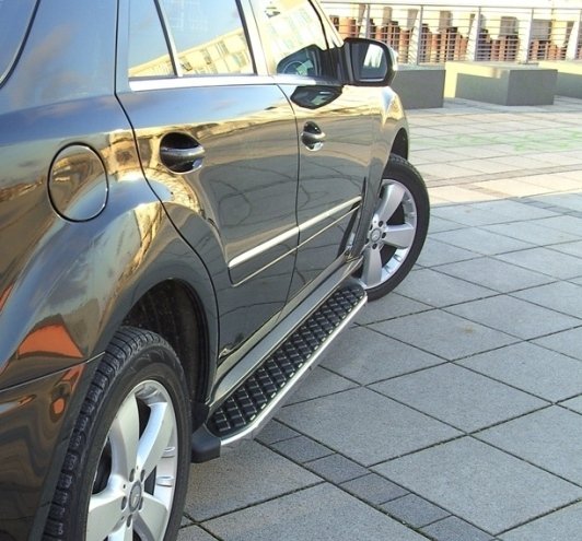 Trittbretter passend für Mercedes-Benz GL 2012-2015 Hitit Chrom mit TÜV