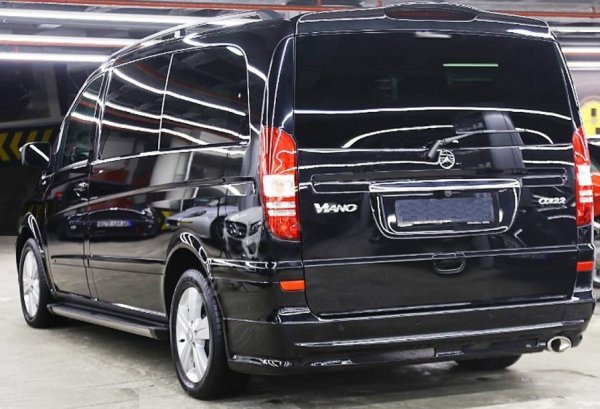 Trittbretter passend für Mercedes Vito Viano Extra Lang AMG 2004-2014 Truva TÜV