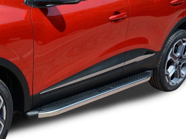 Trittbretter passend für Nissan X-Trail ab 2014 Ares Chrom mit TÜV