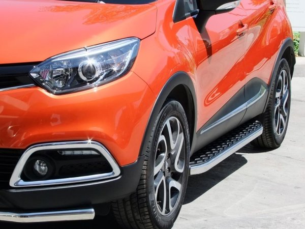 Trittbretter passend für Renault Captur ab 2013-2019 Hitit Chrom mit TÜV