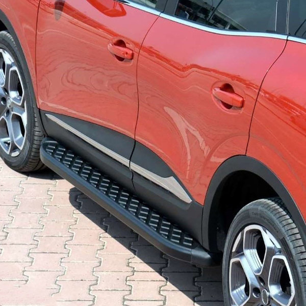 Trittbretter passend für VW Touareg ab Bj. 2018 Hitit Schwarz mit TÜV